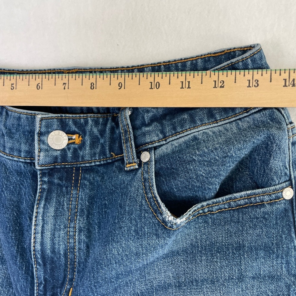 Talbots Women's High Waist Relaxed Jeans Palisades Wash Size 4 Denim - Picture 7 of 8